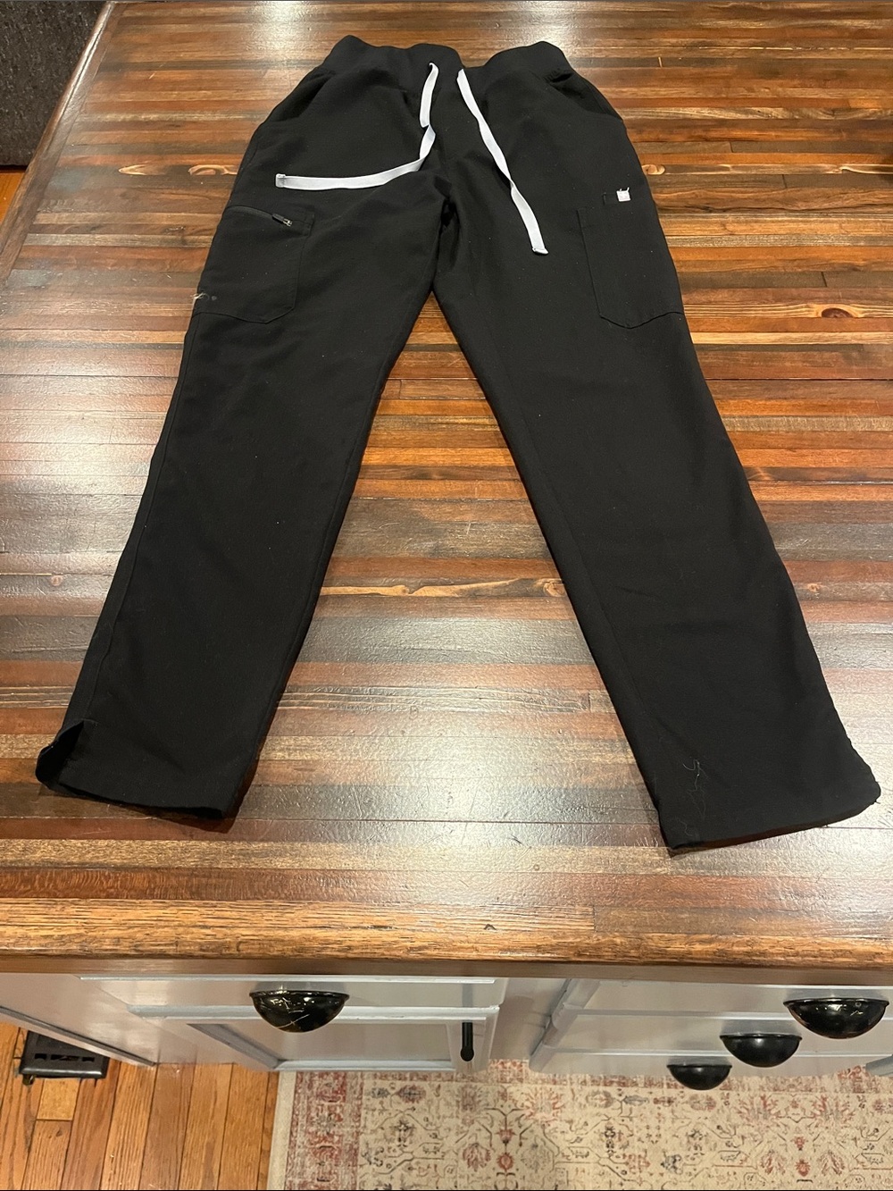 Figs High waisted Skinny scrub pant, small